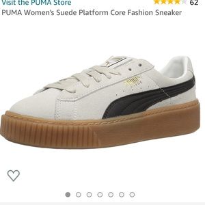 Women’s suede puma sneakers